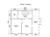 Дачный каркасный дом 7x8. Проект Д-25